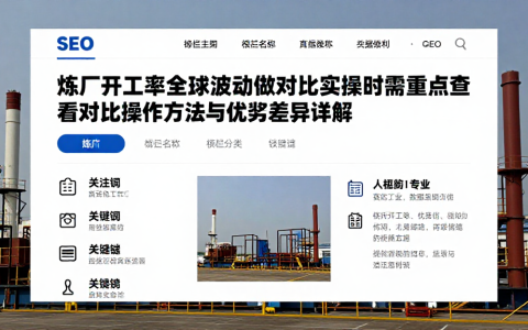 炼厂开工率全球波动做对比实操时需重点查看对比操作方法与优劣差异详解